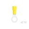 Te Connectivity Ring Terminal, 5/16 in Stud Size, 14 AWG, 300 V, Nylon Insulated, Yellow 35538 - alternate 2